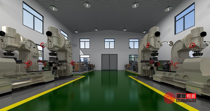 合肥廠房裝修設(shè)計(jì)：電子廠車間地面為什么大多都是綠色？