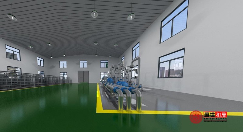 合肥廠房裝修設(shè)計(jì)：電子廠車間地面為什么大多都是綠色？